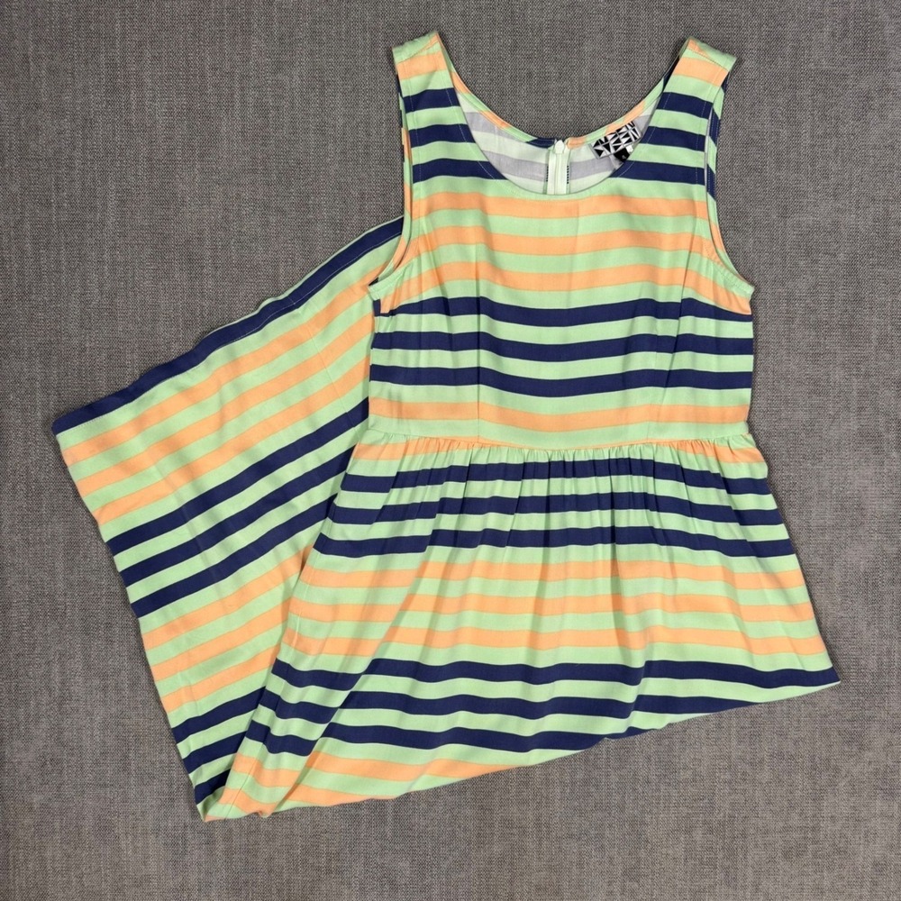 Anthropologie Dusen Dusen Striped Sleeveless Dress Size 4 Midi‎ USA